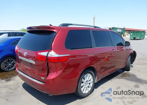 2015 Toyota Sienna Xle/Limited from USA, damaged, VIN 5TDDK3DC9FS099425